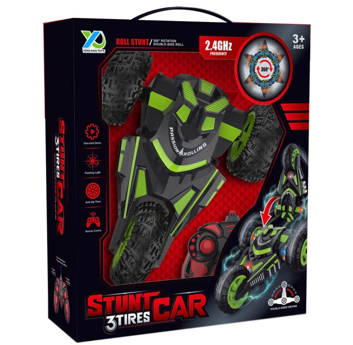 The stunt car