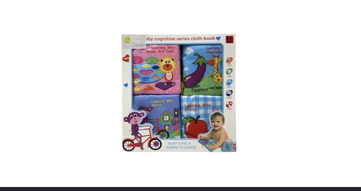 Baby Cognitive Series soft cloth book