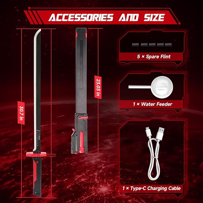Cyberpunk Spark Sword