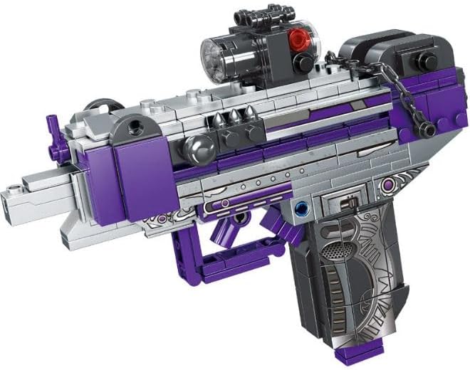 UZI submachine gun model building block set