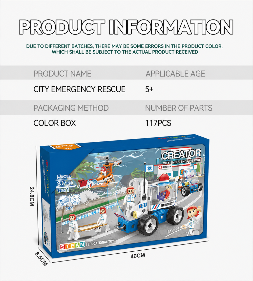 City Emergency Rescue Building Set