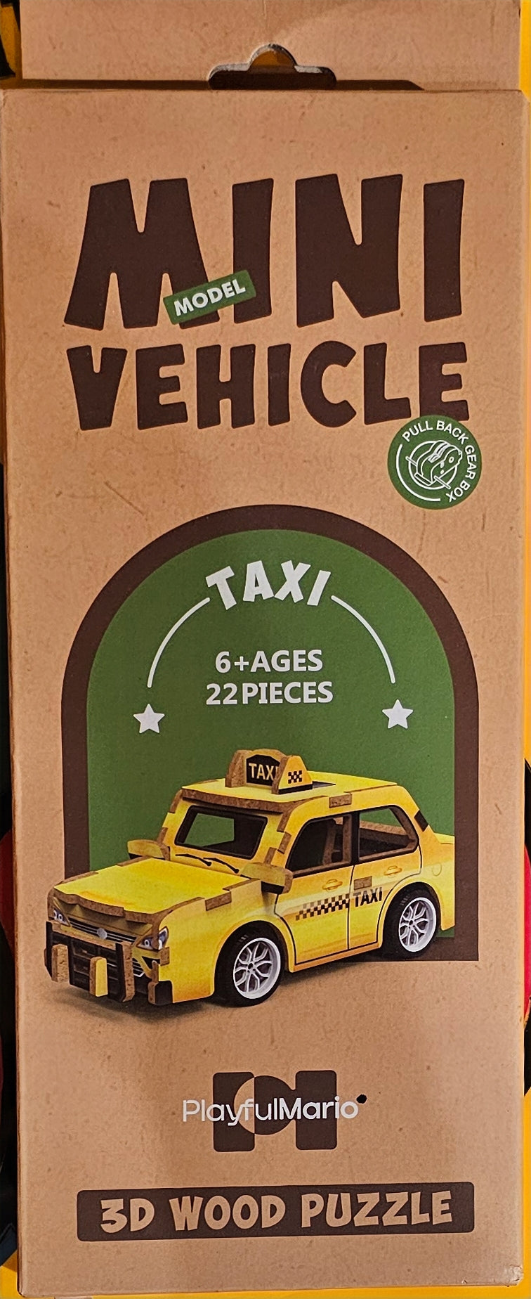 Mini Vehicle 3D wood puzzle