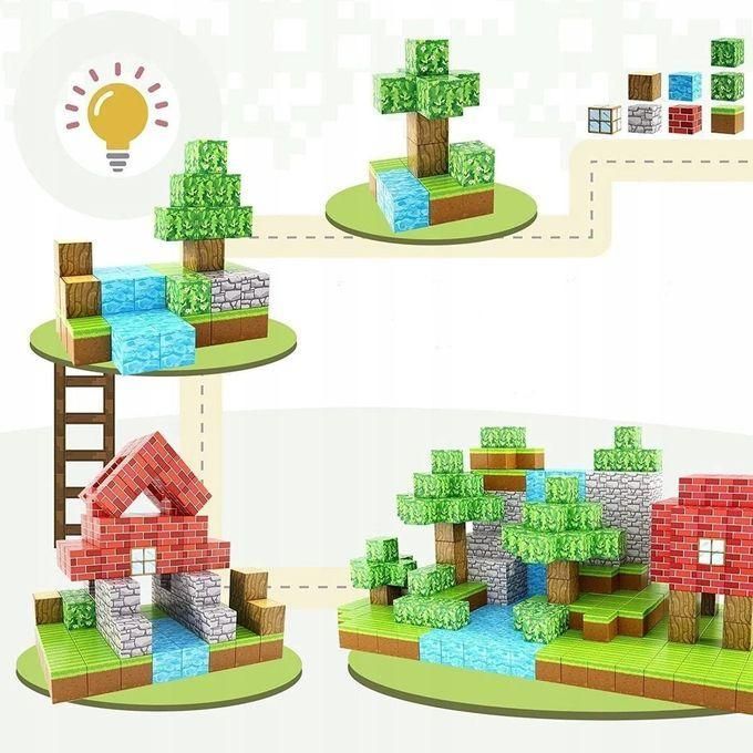 Magnetic Cube building set