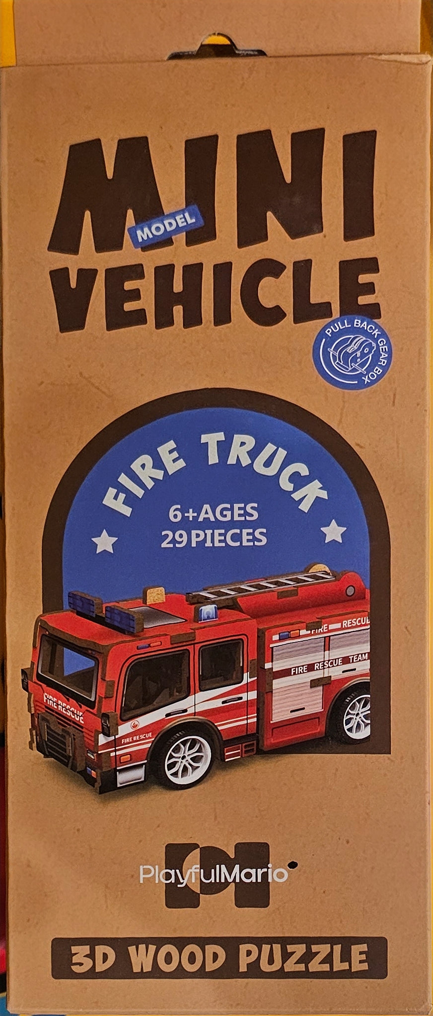 Mini Vehicle 3D wood puzzle