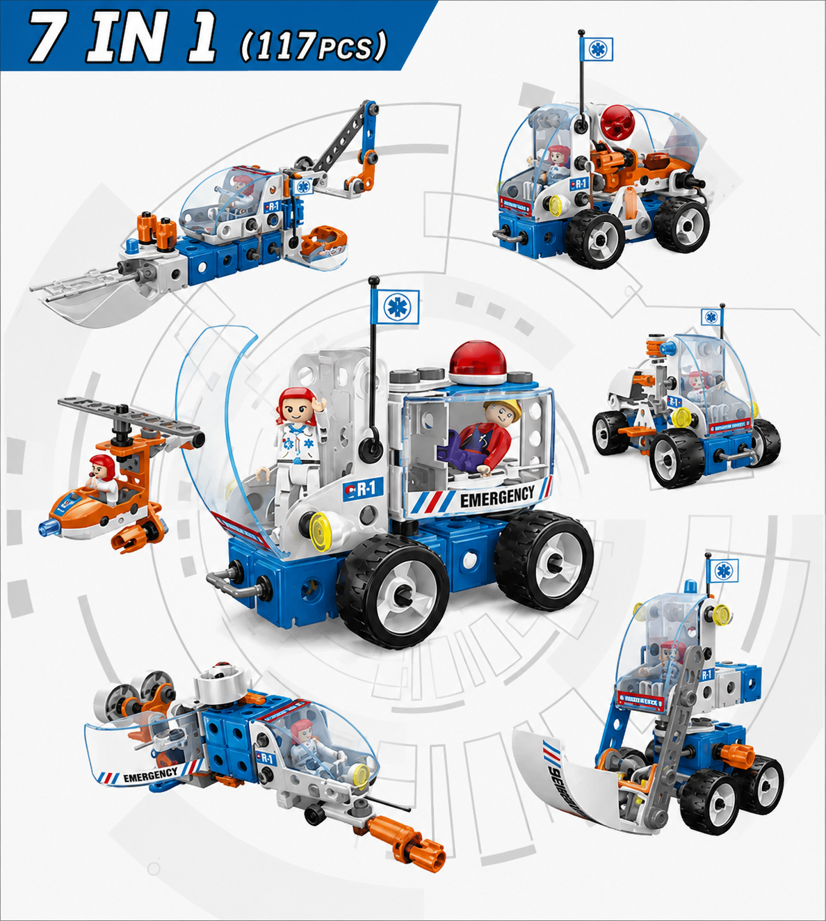 City Emergency Rescue Building Set