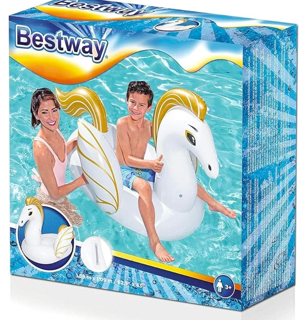 Bestway Seahorse Shaped Swim Ring For Unisex White