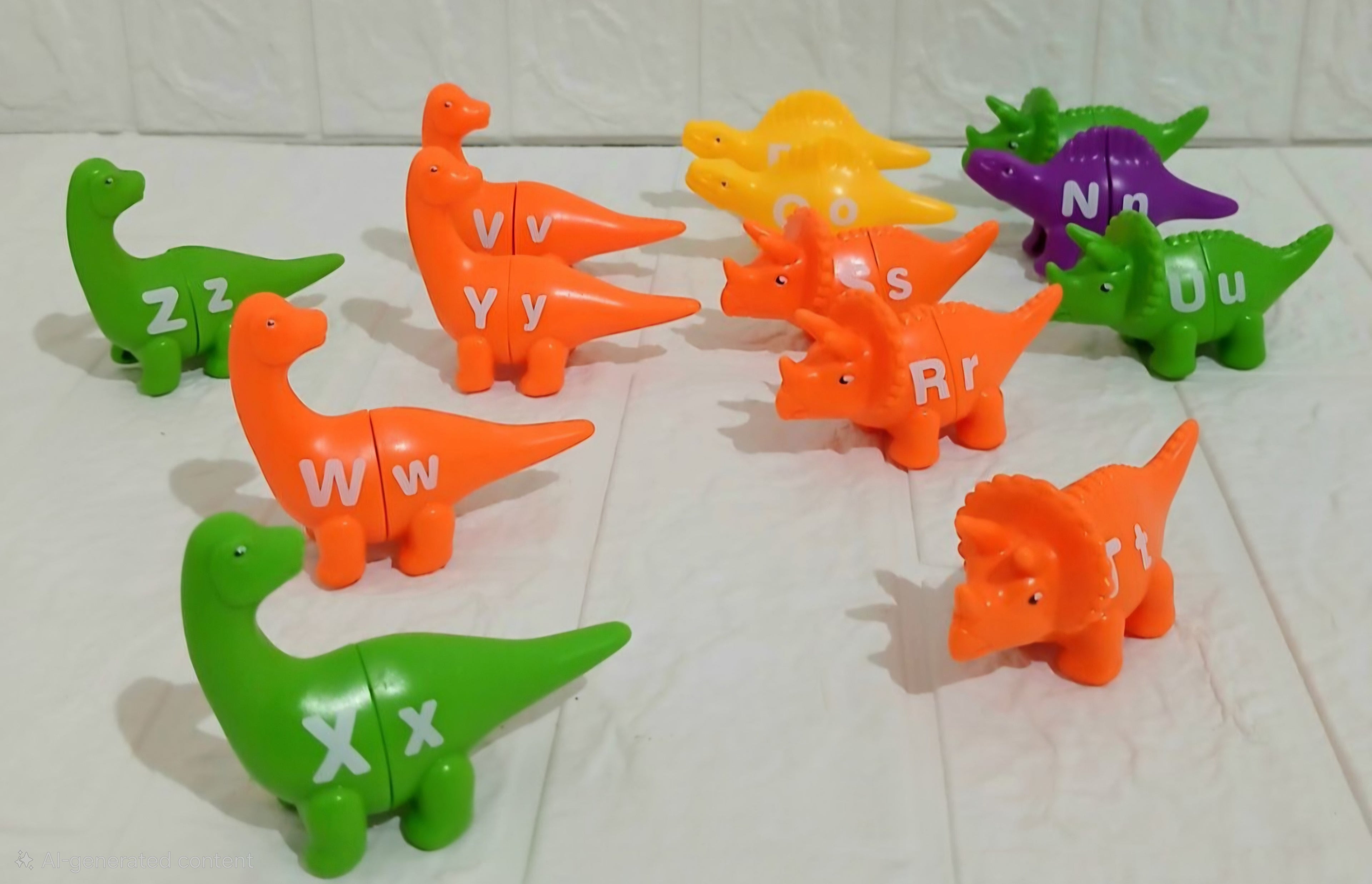 Alphabet Matching Dinosaur