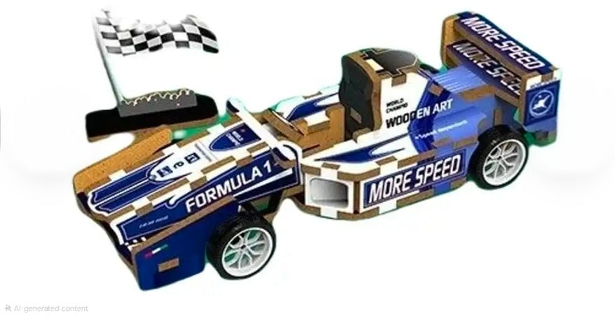 Mini Vehicle 3D wood puzzle