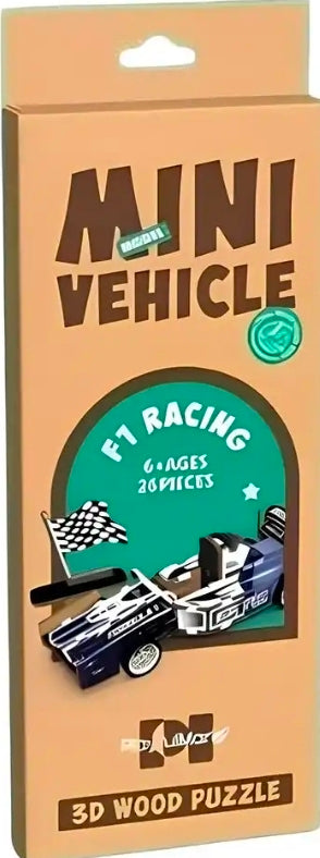 Mini Vehicle 3D wood puzzle