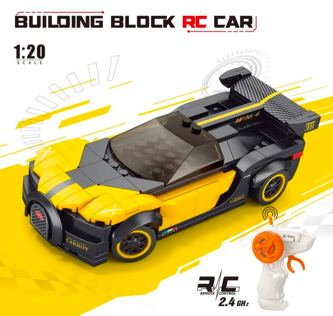 Building Block Remote Control Car