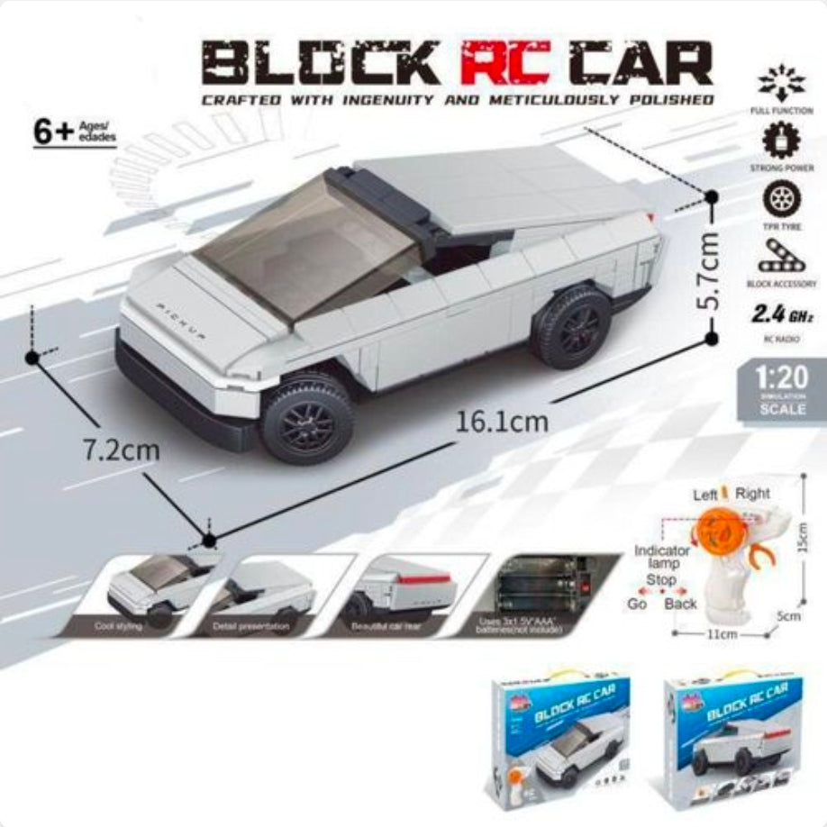 Building Block Remote Control Car