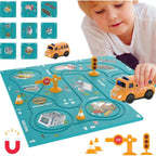 Magnetic Plate Electric Vehicle Track