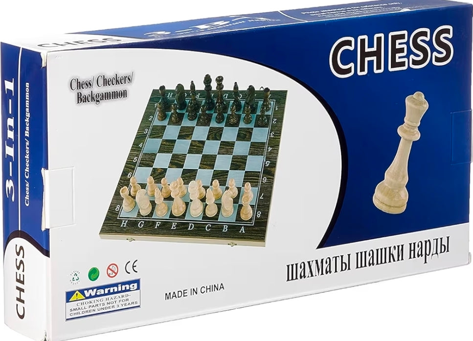 3 in 1 Chess set