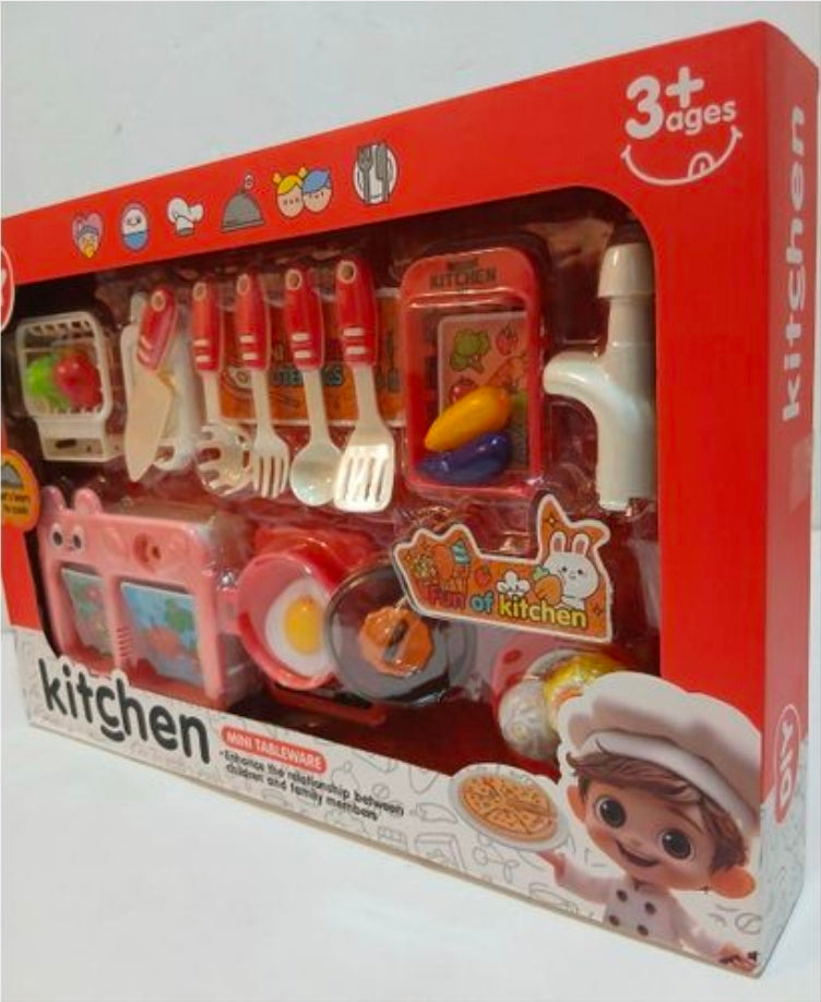 Kitchen set : let's learn how to cook