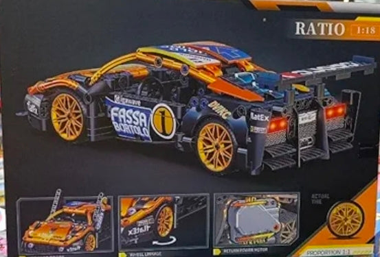 Building Block Remote Control Car