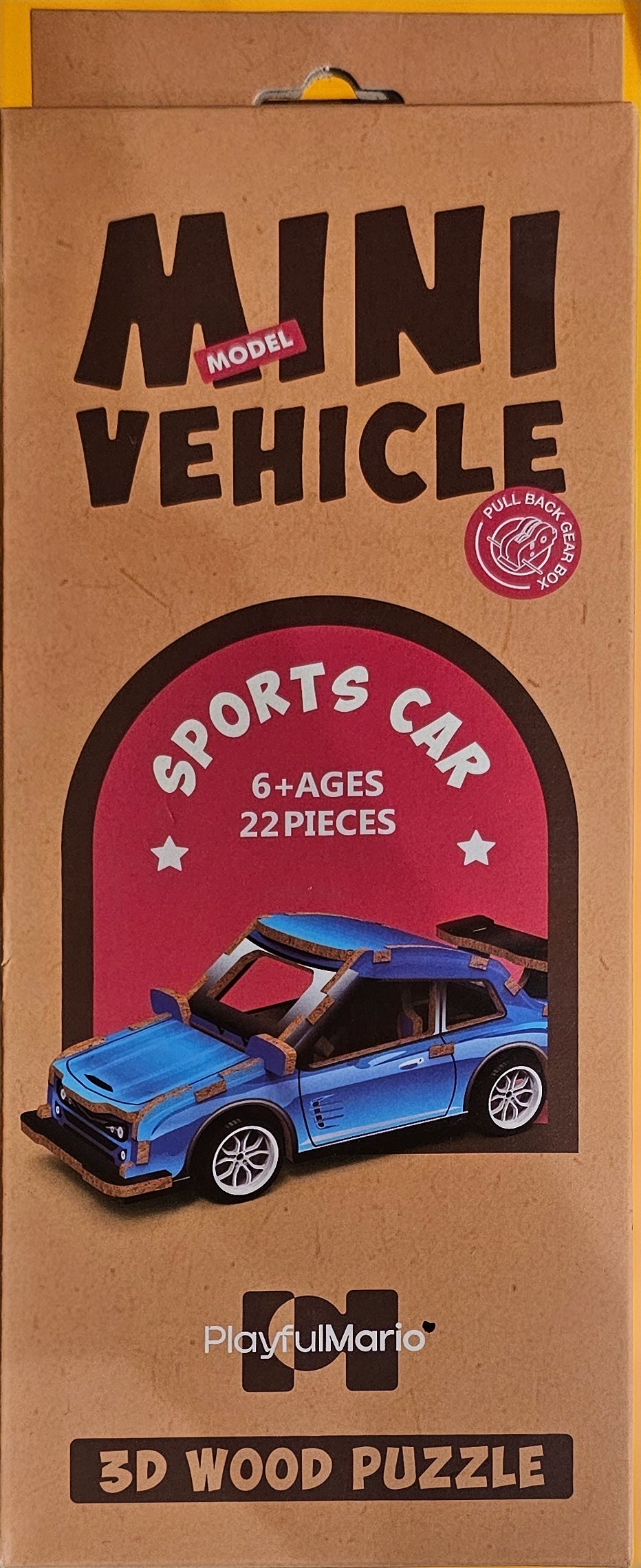 Mini Vehicle 3D wood puzzle