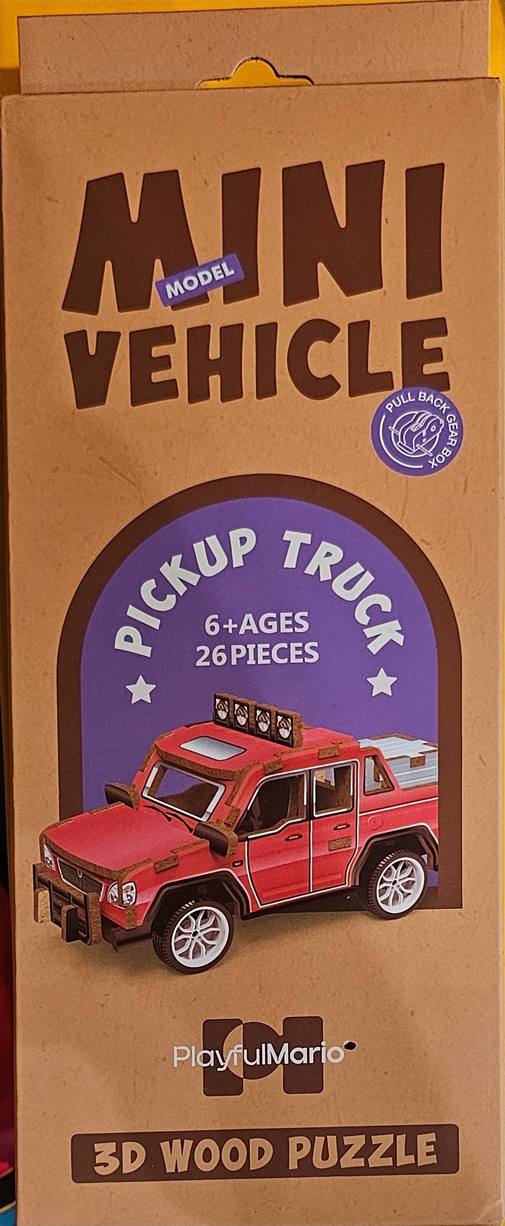 Mini Vehicle 3D wood puzzle
