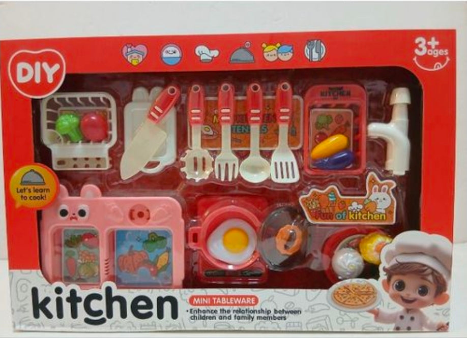 Kitchen set : let's learn how to cook