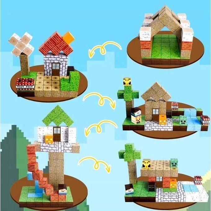 Magnetic Cube building set