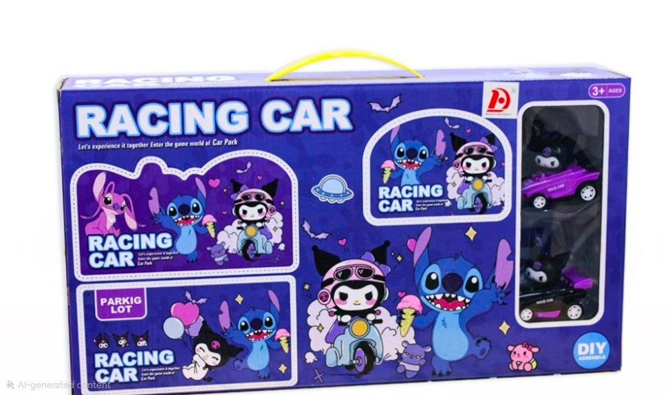 Stitch and Kuromi Parking Lot
