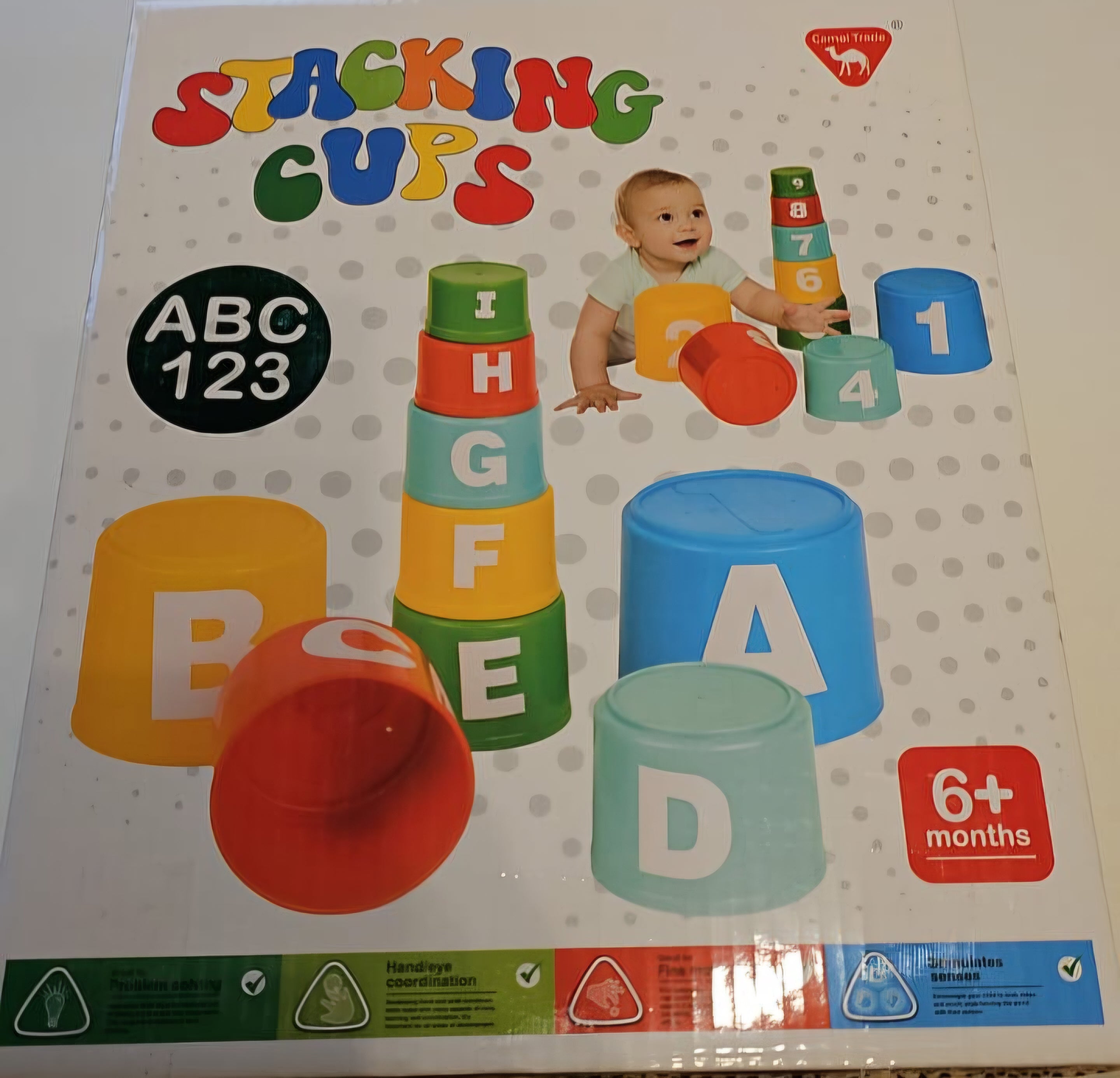 ABC Stacking Cups - for Toddlers