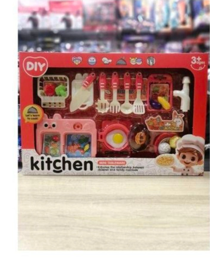 Kitchen set : let's learn how to cook