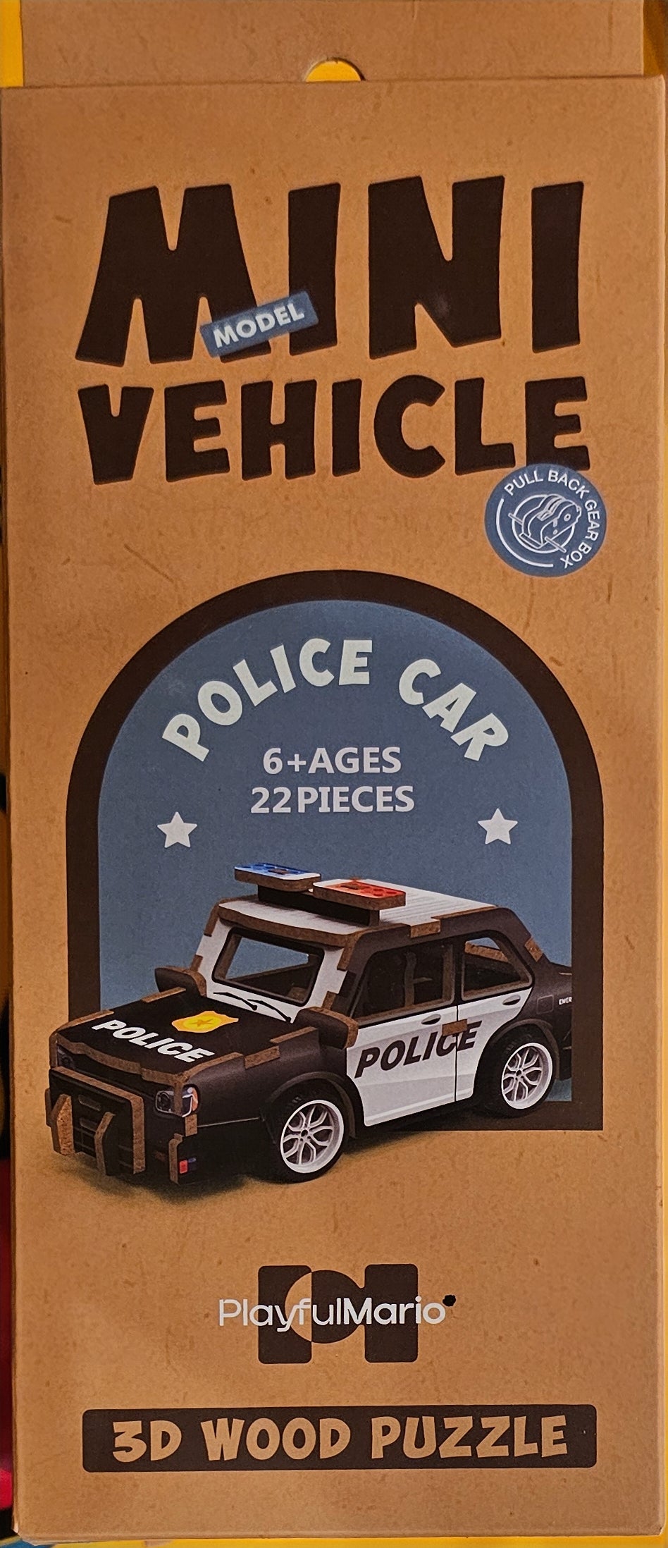 Mini Vehicle 3D wood puzzle