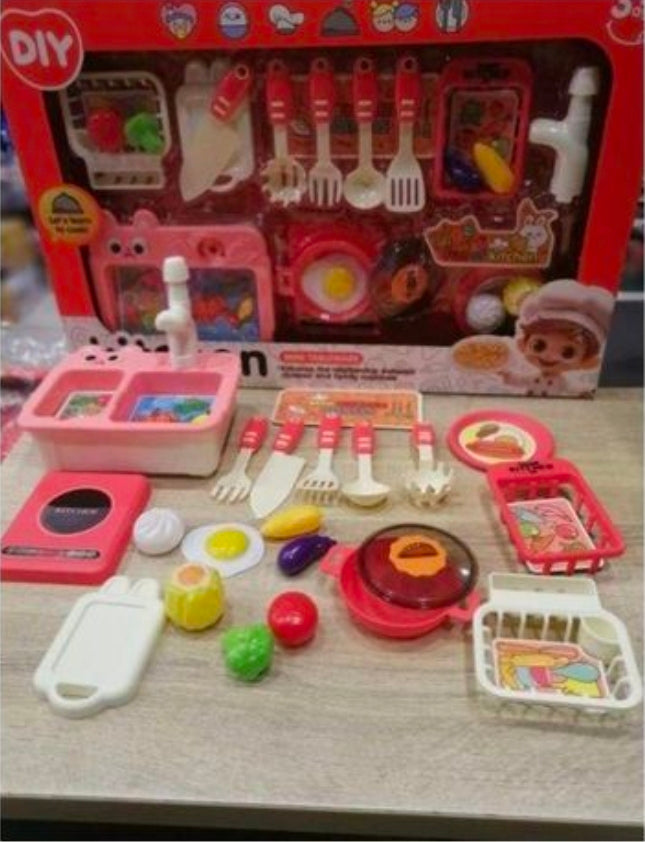 Kitchen set : let's learn how to cook