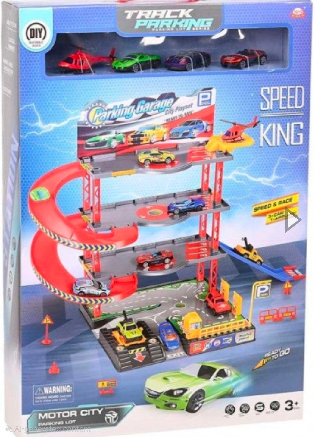 Speed King Track Parking Lot Series